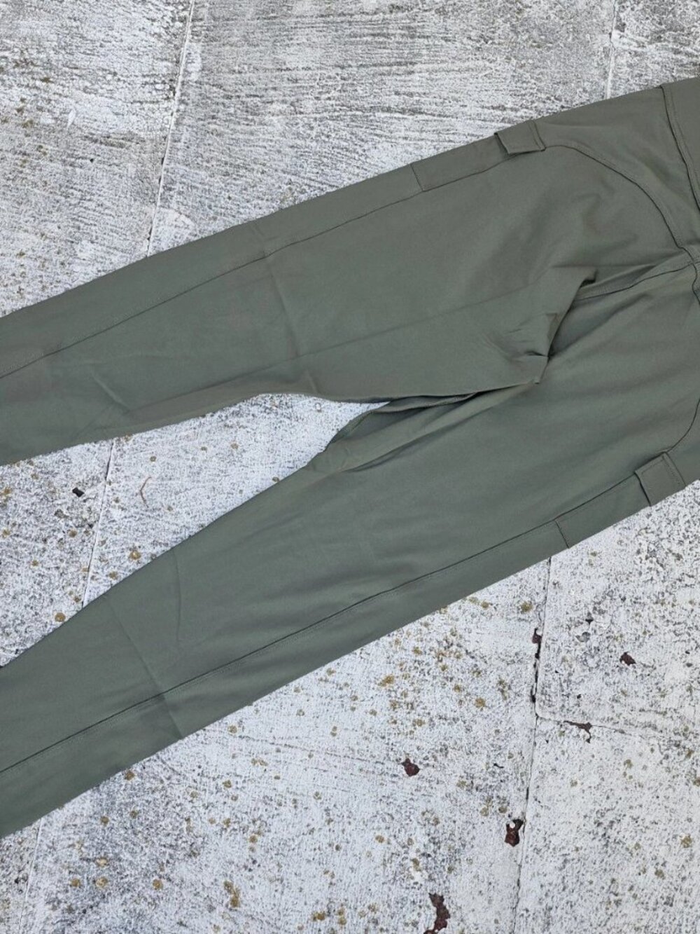 Women Active Pant Olive Polyester Sport Running Yoga Pant Athletic Size XL New - Picture 3 of 13